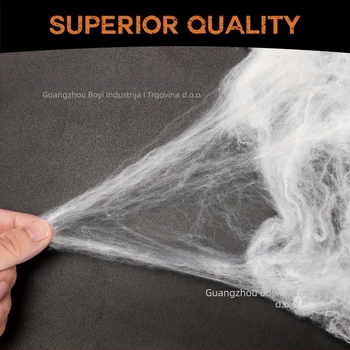 Halloween dekoracija paukove mreže s 10 lažnih paukova, superelastična plastična mreža, rekvizit za prostor