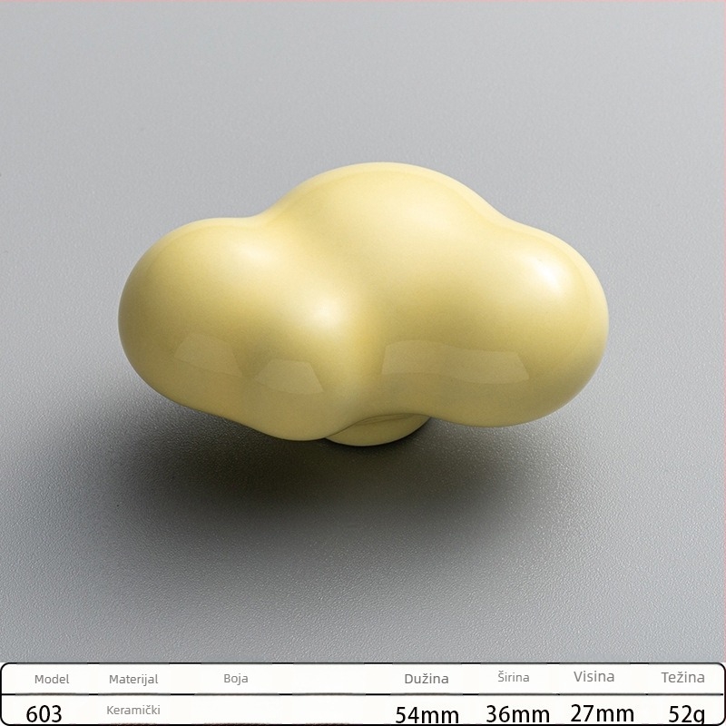 Kuka za vrata ormarića s motivima crtaniog filma: morska zvijezda, oblak i puž; cinkova legura; oksidirani završetak; s jednom rupom; pogodna za ladice i ormariće