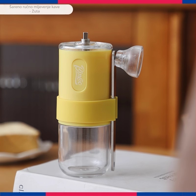 Bincoo ručni mlinski mlin za kavu, ručno pokretani mljin, prijenosno, podesivo mljevenje