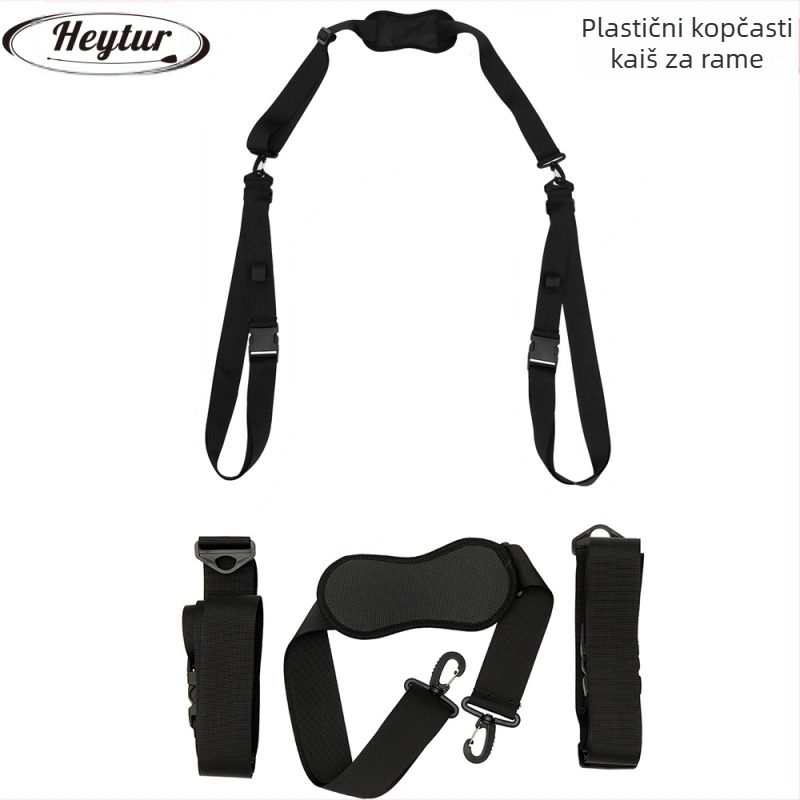 Pojačani, poboljšani rameni pojas za surf dasku, paddle board i kajak — višenamjenski pojas za vezivanje s podesivom metalnom kopčom i fiksnim remenom