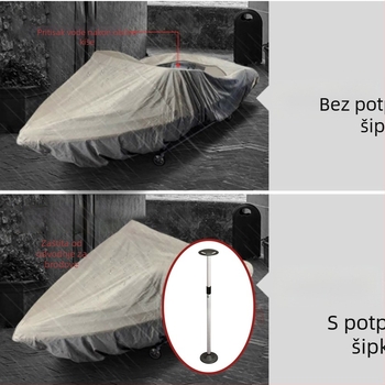 Podržna šipka za navlaku broda | aluminijska cijev + najlon plastika • Marka: Enhua • Model: 72008-WBS • Standardni dio