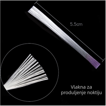 Set za produženje noktiju od staklenih vlakana, uz brzo nanošenje, 68 g