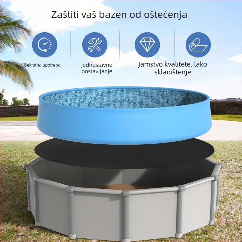 Liner za nadzemni bazen – zaštitna podloga za dno od filca, 260g, YC-001, Prosperity