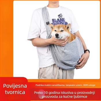 Prilagođena torba za šetnju psom, mekani poliester, cross-body dizajn, kapacitet 7,5 kg