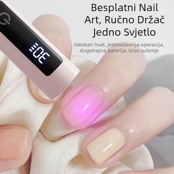 Ručna lampa za nokte - punjiva, s zaslonom, prenosna | Model Quick-Dry Nail Art Lamp | Artikal yy-241