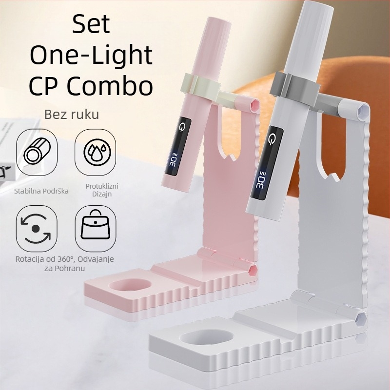 Ručna lampa za nokte - punjiva, s zaslonom, prenosna | Model Quick-Dry Nail Art Lamp | Artikal yy-241