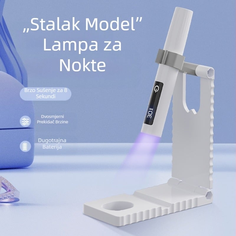 Ručna lampa za nokte - punjiva, s zaslonom, prenosna | Model Quick-Dry Nail Art Lamp | Artikal yy-241
