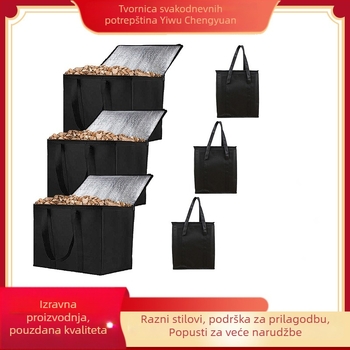 Cilindrični poliesterni spremnik za skladištenje gorivih peleta i drvnih peleta — vodootporna kutija za kampiranje, putovanja i kuhinju; višestruka namjena; moderni minimalistički stil; set od 50 komada (2024).