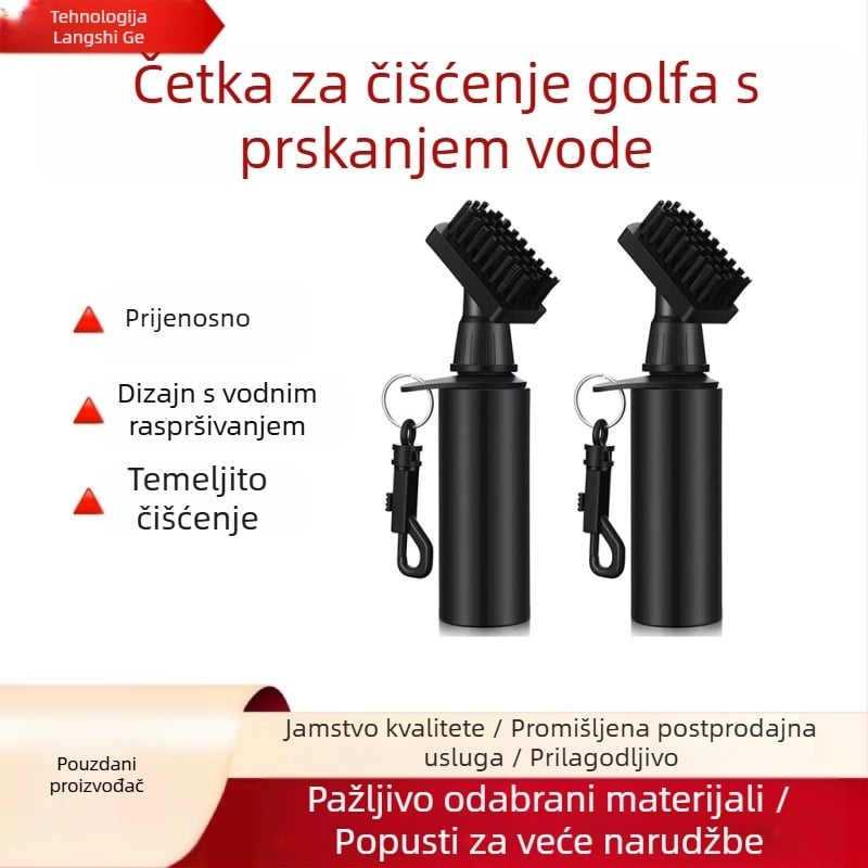 LSG četka za čišćenje golfa s plastikom i mikrovlakom, mogućnost tiskanja logotipa