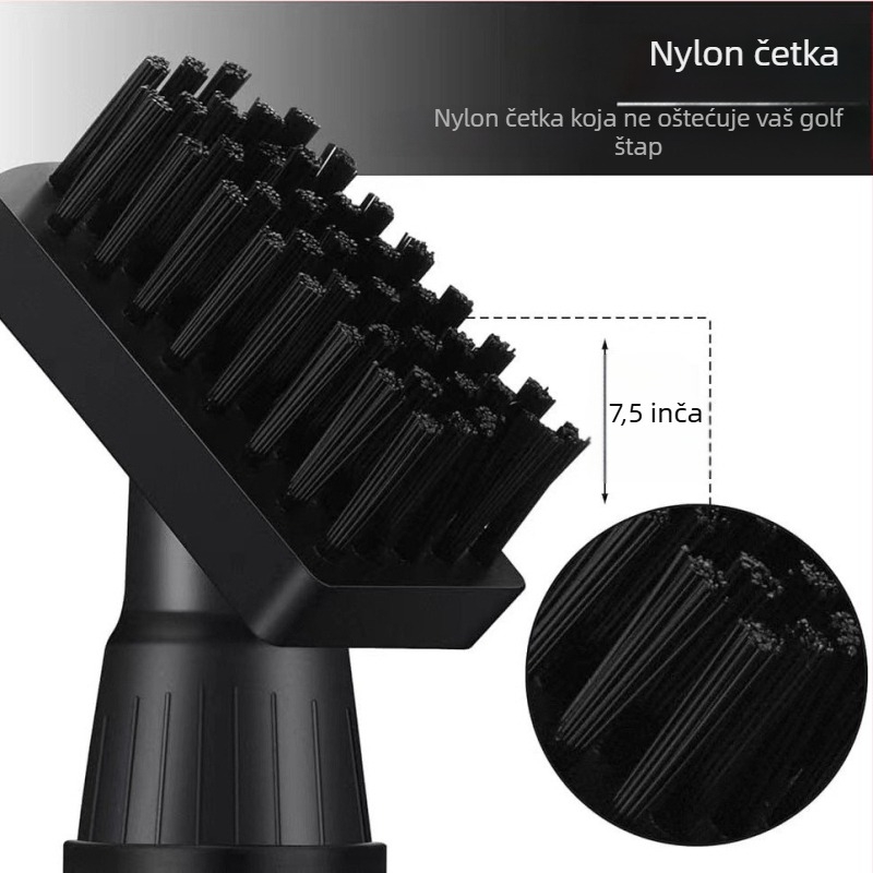 LSG četka za čišćenje golfa s plastikom i mikrovlakom, mogućnost tiskanja logotipa