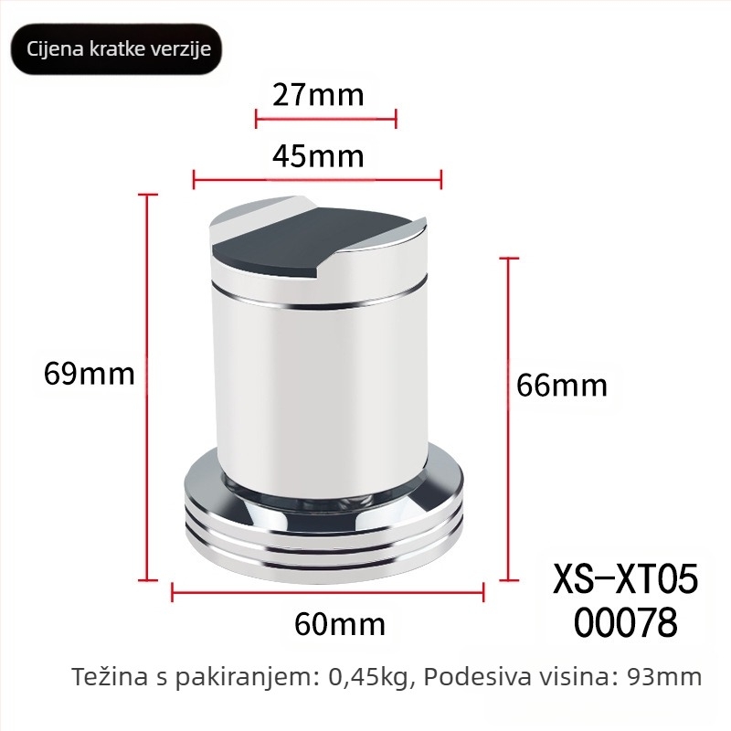 Kabel držač od aluminijske legure s podesivom visinom — audio-vizualni dodaci XS-XT05/XS-XT06