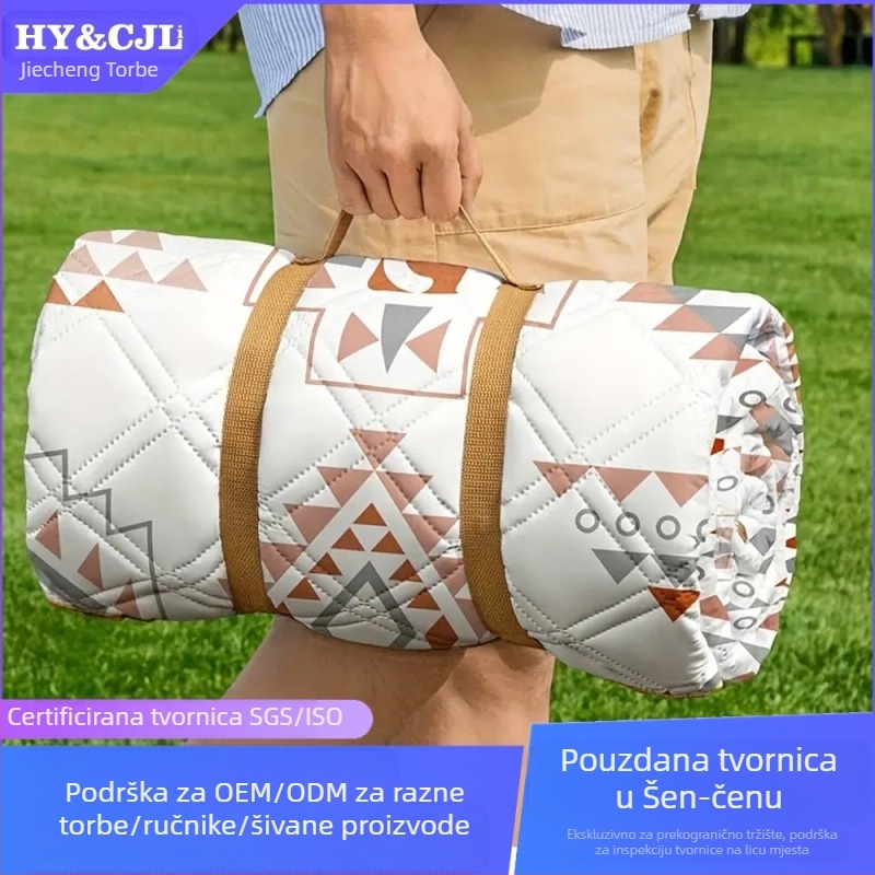 Prilagođeni piknik madrac za kampiranje – sklopivi, vodootporni, Oxford platno, model 05093, 400 g, za više osoba