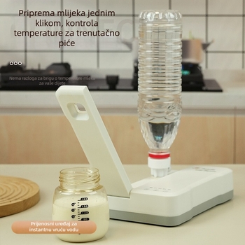 Čajnik s pumpom za vodu, plastično kućište, mehanički način rada, priključen na napajanje, stil crtani/mini, model 1