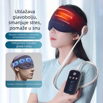 Kaciga za masažu glave i očiju s airbagovima, USB napajanje, 3 brzine, model GX-501