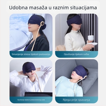 Kaciga za masažu glave i očiju s airbagovima, USB napajanje, 3 brzine, model GX-501