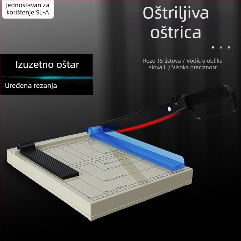Ručni rezač papira A4 SL-A, plastični uredski alat za rezanje