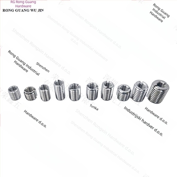 Set konverzijskih matica za unutarnje/vanjske navoje, 33 komada, GB6178, nehrđajući čelik 303/304, klasa A, čvrstoća A4-80.