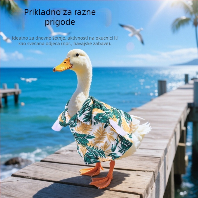 Košulja u skandinavskom stilu, poliester, Pet taro, za patke