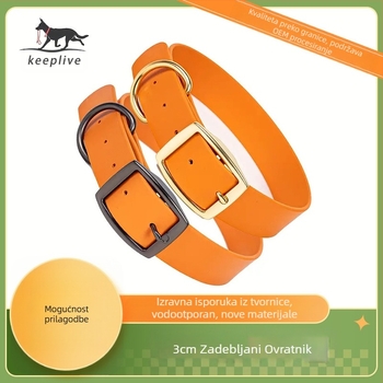 Plastična ogrlica za psa, podesiva, casual stil, obuka na otvorenom