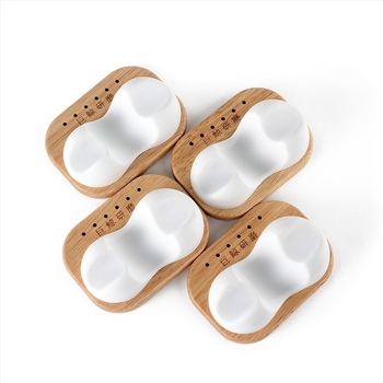 Držač za nokte s drvenom bazom i silikonom za pohranu alata — JJ