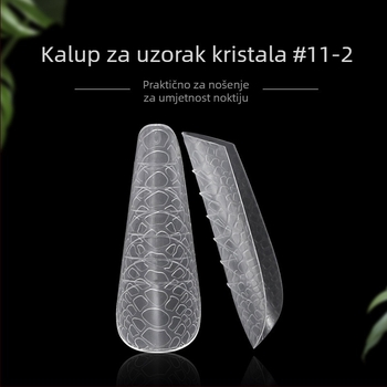 Kristalni kalup za produženje noktiju, uzorak zvjezdanog neba, brzo očvršćavanje, neto težina 90 g, pakiranje 120 komada