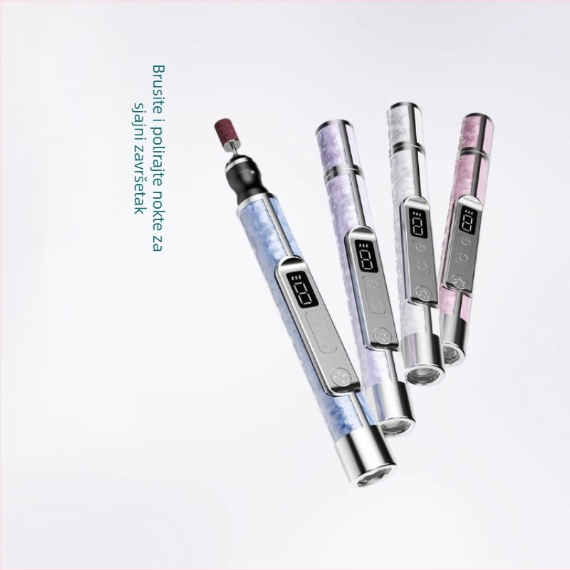 Električni pilnik za nokte s LCD zaslonom, model 2222, artikl 2222, marka Aodikang