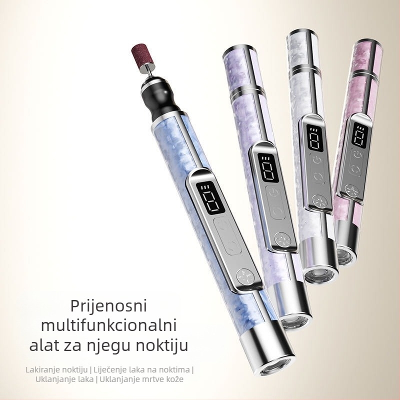 Električni pilnik za nokte s LCD zaslonom, model 2222, artikl 2222, marka Aodikang