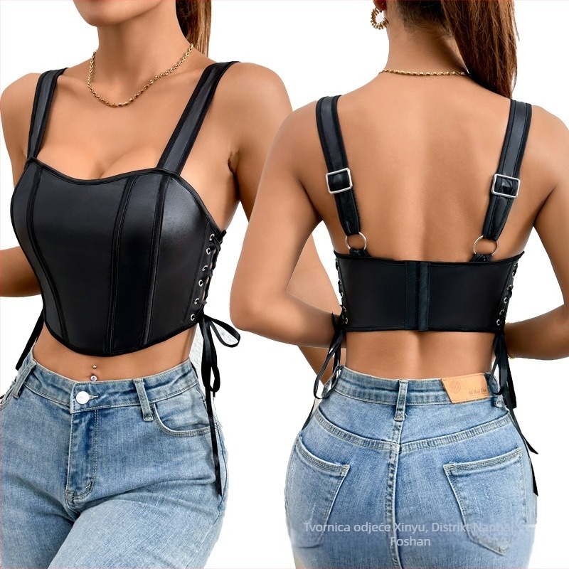 Tip proizvoda: Camisola; Sastav glavne tkanine: 95% poliester vlakna; Materijal: poliester vlakno; Stil: top bez rukava, seksi; Ovratnik: nizak izrez