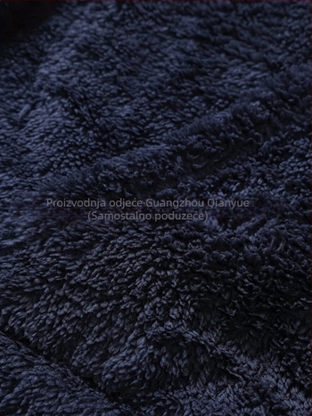 Muška hoodie s kapuljom, pulover stil, fleece podstava, 100% poliester, zimsku upotrebu