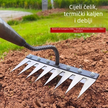 Manganski čelik za korov s oštricama – višenamjenski poljoprivredni alat za olakšavanje tla