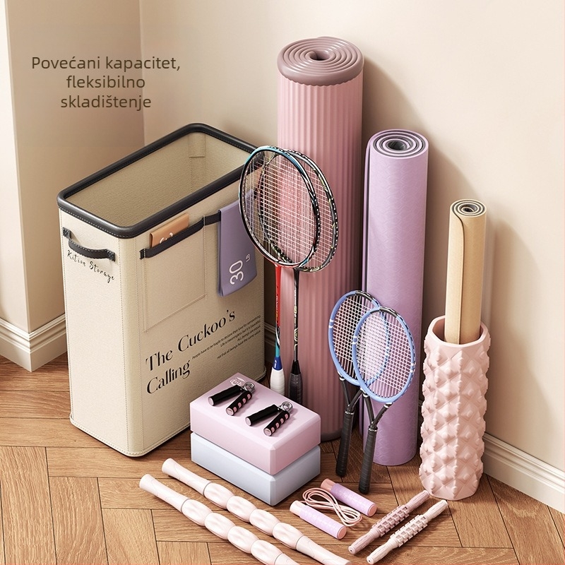 Kutija za pohranu joge, sklopiva, s 360° okretljivim kotačićima, kapacitet 40–50 L, dimenzije 56×39×20 cm