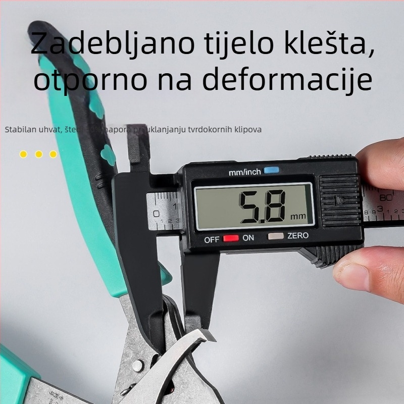 Klip unutarnjeg panela automobila – Odvojivi donji klip; Materijal: ABS + nehrđajući čelik; Težina 0.161; Funkcija: Auto popravak; Značajke: Hvatanje