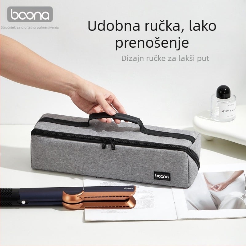 Torba za skladištenje glačala za kosu Dyson Airstrait HT01/HS05, Oxford platno, Offset tisk, Model BN-DS011, Nosivost 2 kg