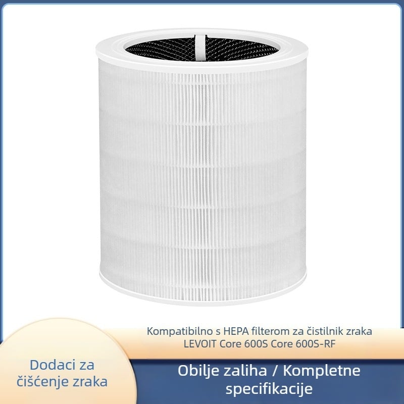 Dodatak filtru za LEVOIT Core 600S/600S-RF – filtriranje zraka, pokrivenost 101–150 m², model Core 600S/600S-RF