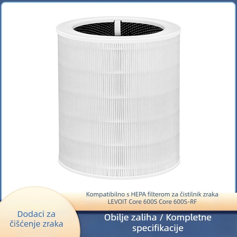 Dodatak filtru za LEVOIT Core 600S/600S-RF – filtriranje zraka, pokrivenost 101–150 m², model Core 600S/600S-RF