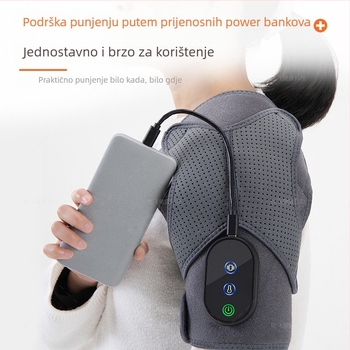 Ramenski masažer s grijanjem i vibracijama – 7W, 5V, 35-45°C, Tri razine kontrole
