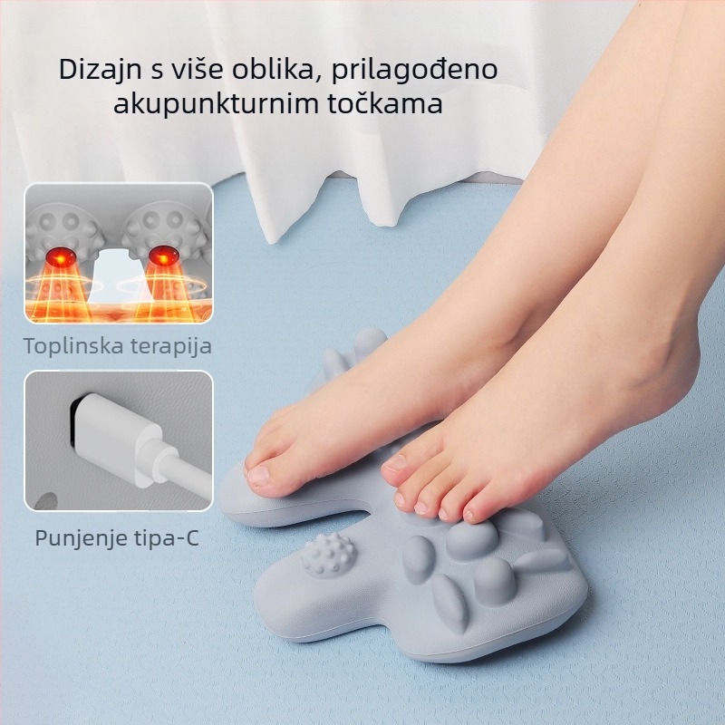 Električni masažer za vrat, ramena i leđa s grijanjem — bežični daljinski upravljač, vremensko programiranje, mehaničko upravljanje, DR.MEETI 002