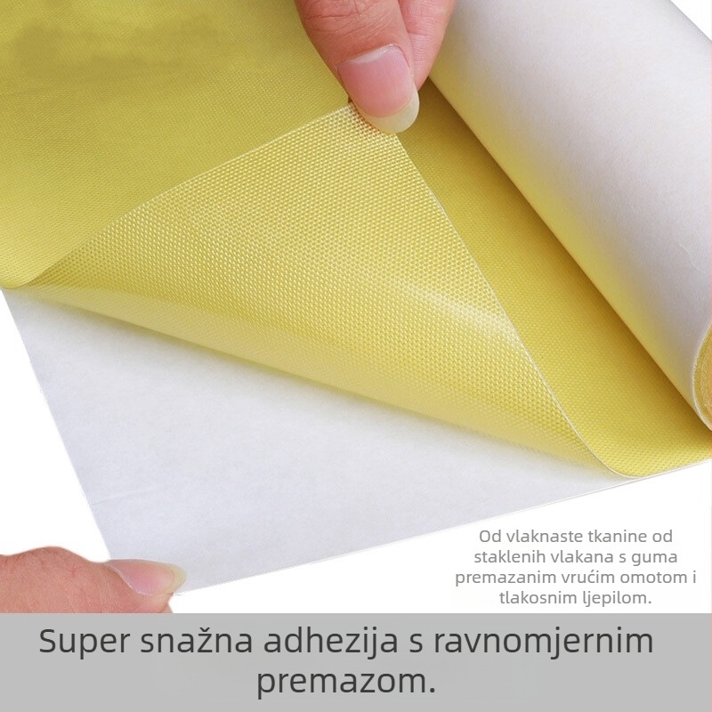 Dvostrano ljepiljiva traka za ploče fleksotiska, BOPP osnova, pogodna za smolne i gumene ploče