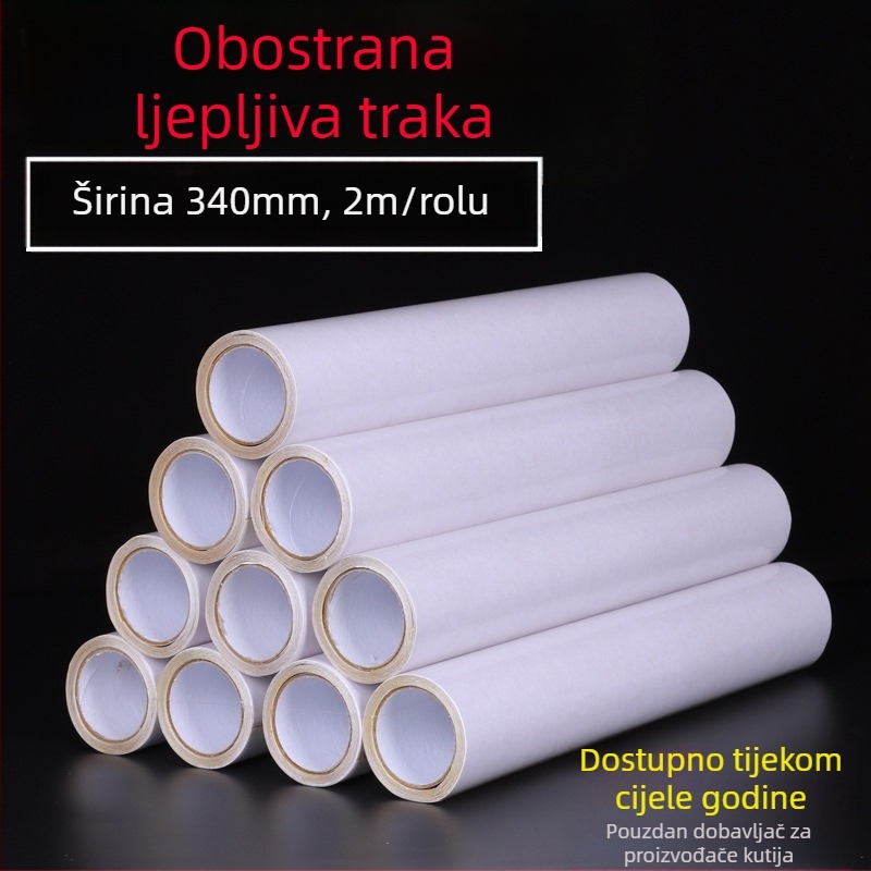 Dvostrano ljepiljiva traka za ploče fleksotiska, BOPP osnova, pogodna za smolne i gumene ploče