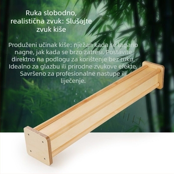 Drvena kišna štap od breze za zvukovnu terapiju kiše, jogu i meditaciju — Brand Orange, Model 1063