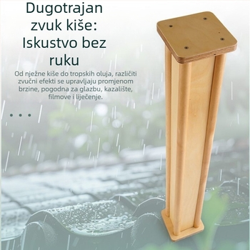 Drvena kišna štap od breze za zvukovnu terapiju kiše, jogu i meditaciju — Brand Orange, Model 1063