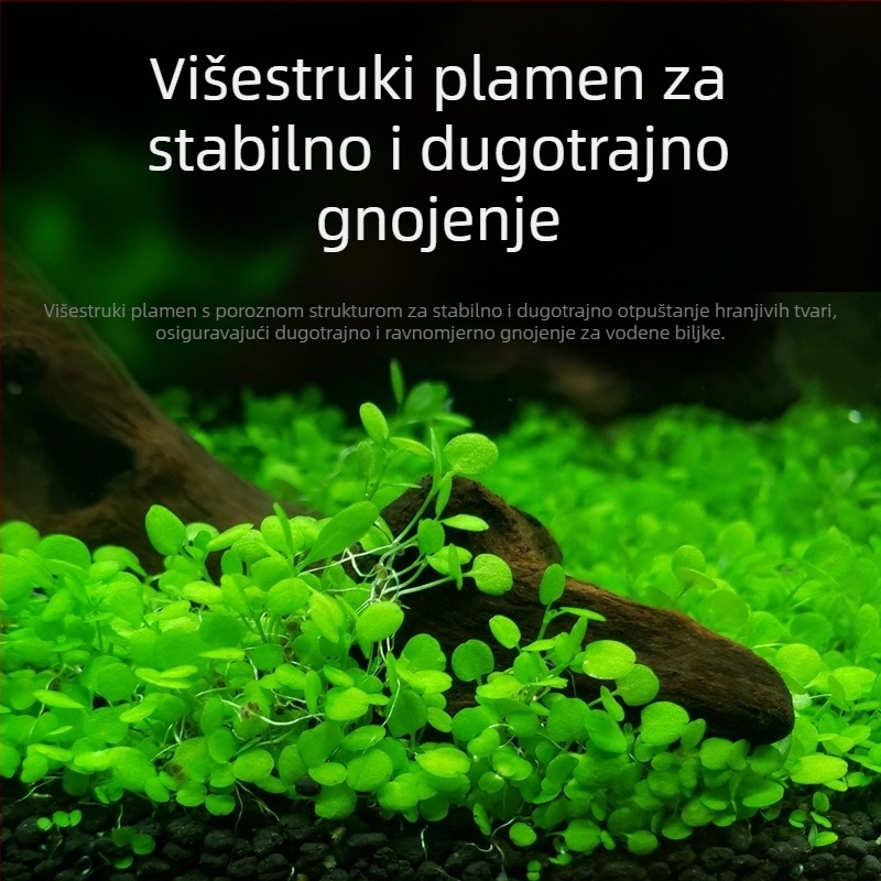 Podloga od blata za vodene biljke u akvariju, dekorativna sadnja, 20 kg, set od 50 komada