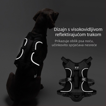 Psi prsni kaiš — Oxford tkanina, model F5011, kategorija: prsni kaiš, podrijetlo Zhejiang, nije rastezljiv