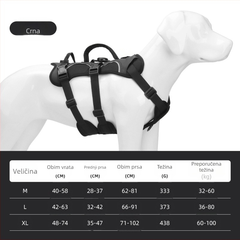 Psi prsni kaiš — Oxford tkanina, model F5011, kategorija: prsni kaiš, podrijetlo Zhejiang, nije rastezljiv