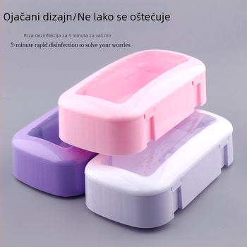 Kutija za dezinfekciju alata za manikuru i trepavice – čišćenje alkoholom i namakanje, plastična, 320 g, Zidivi OEM