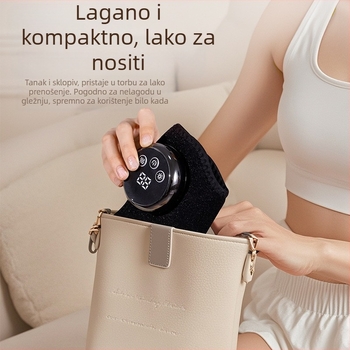 Električni grijani masažer za gležanj s toplinskom terapijom, punjenje, satna funkcija, mehaničko upravljanje, marka Neutral, model XBL-8687