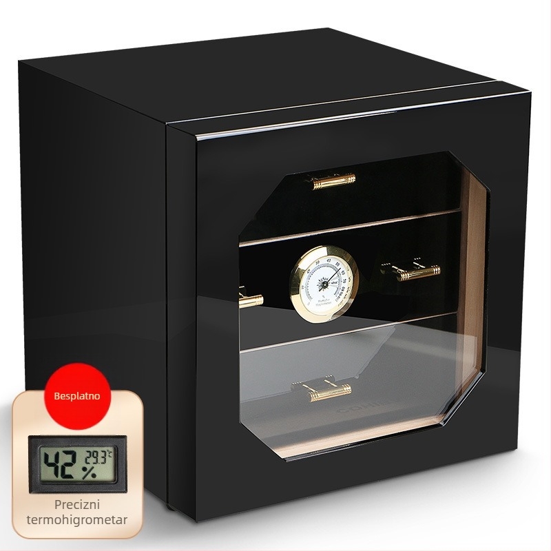 Drveni humidor za cigare, Bear zhizhe, 1 kom, minimalistički stil