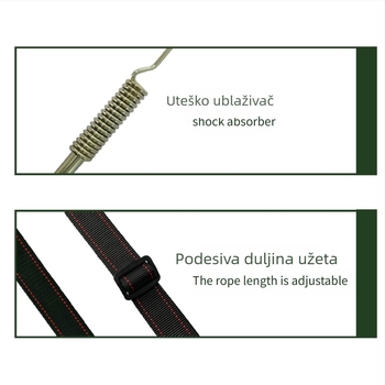 Povodac za pse od nehrđajućeg čelika, PETALENT, univerzalna upotreba, model SCL9462B