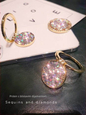 Stolni držač za telefon s prstenom — Jager, Model: Svi modeli, Desktop upotreba, Licencirana privatna marka: Da