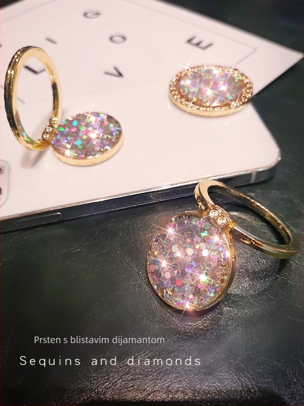 Stolni držač za telefon s prstenom — Jager, Model: Svi modeli, Desktop upotreba, Licencirana privatna marka: Da